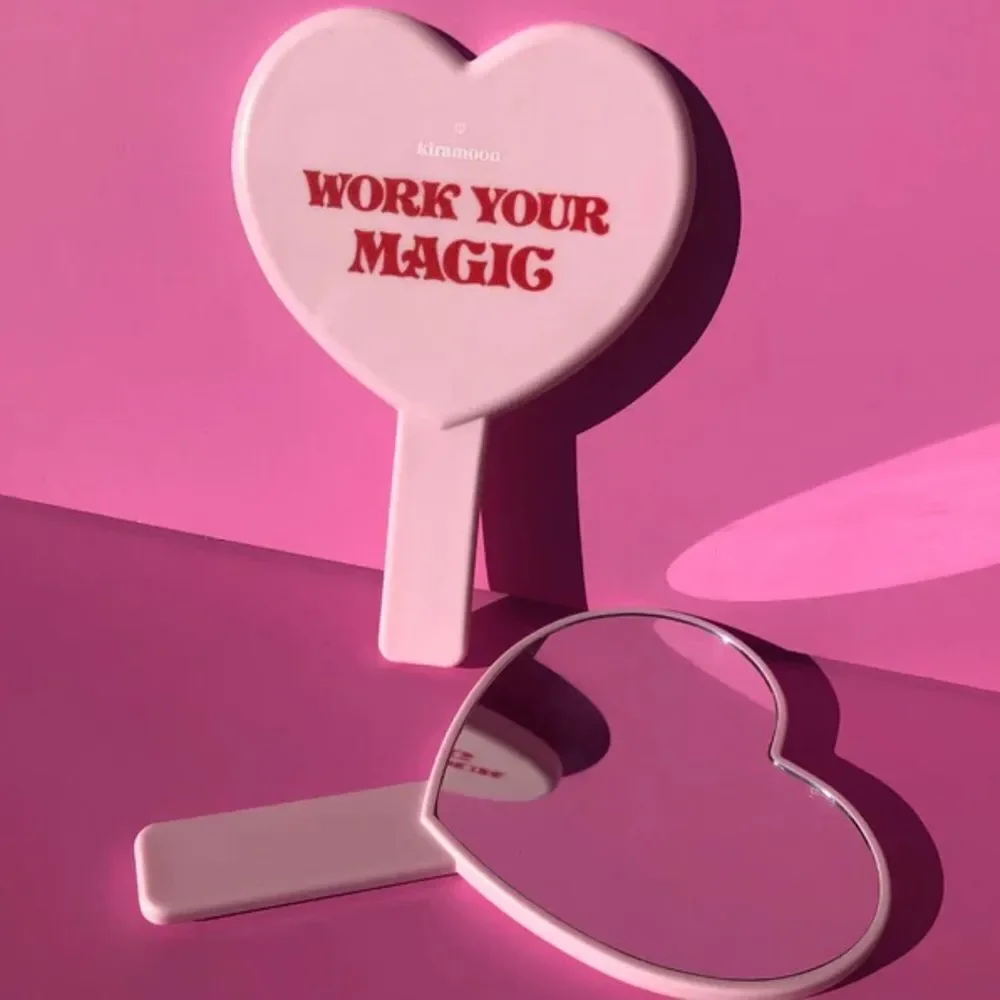 Kiramoon The Heart Mirror Hand Held Set Of 2 Reusable Bubble Bag Valentine‎ Gift